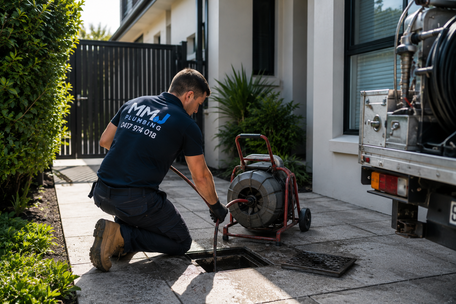 Professional blocked drain service in Sydney
